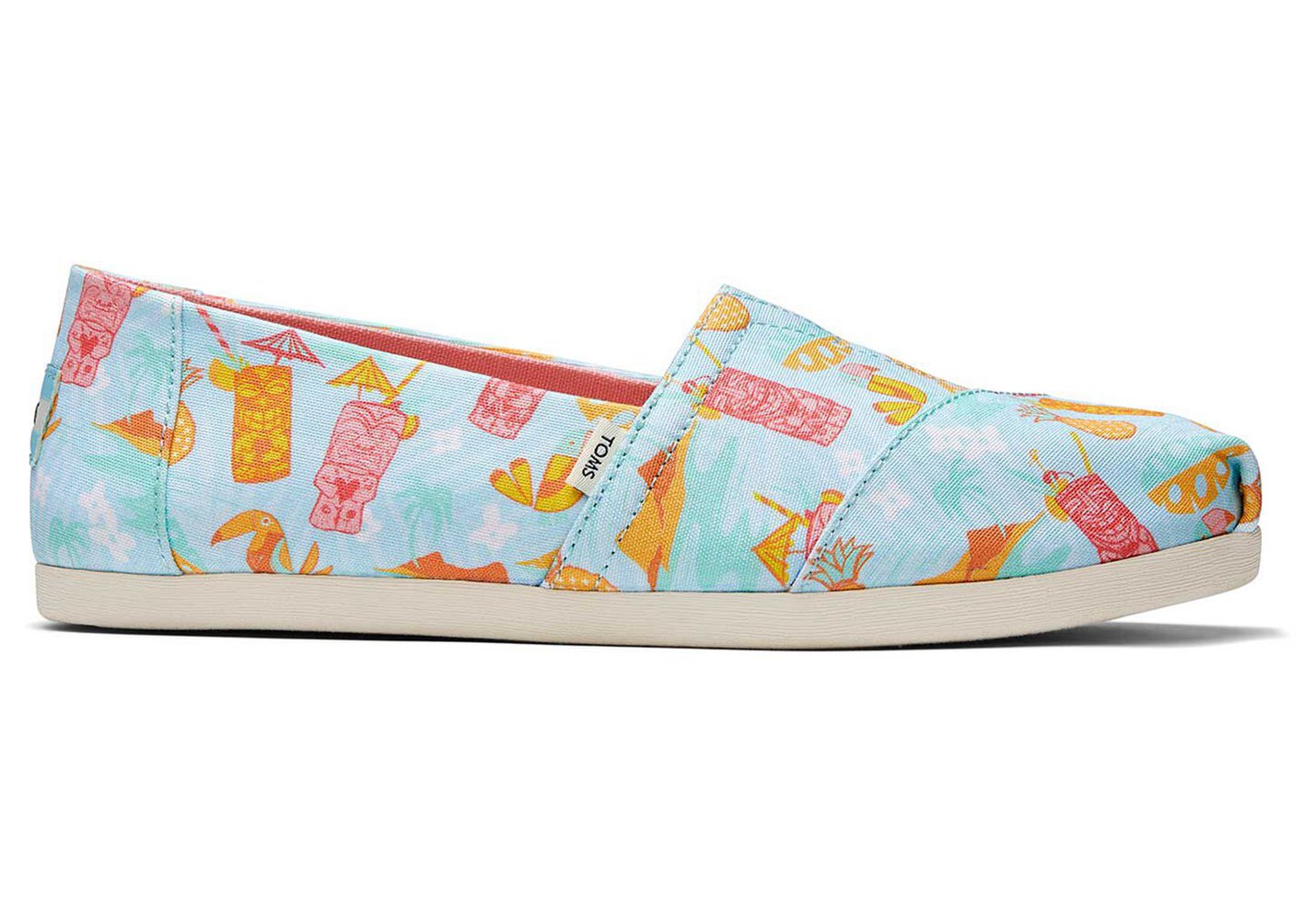 Toms Alpargata Tropical Tiki Espadrille Blue - Womens - 58903-MUDG